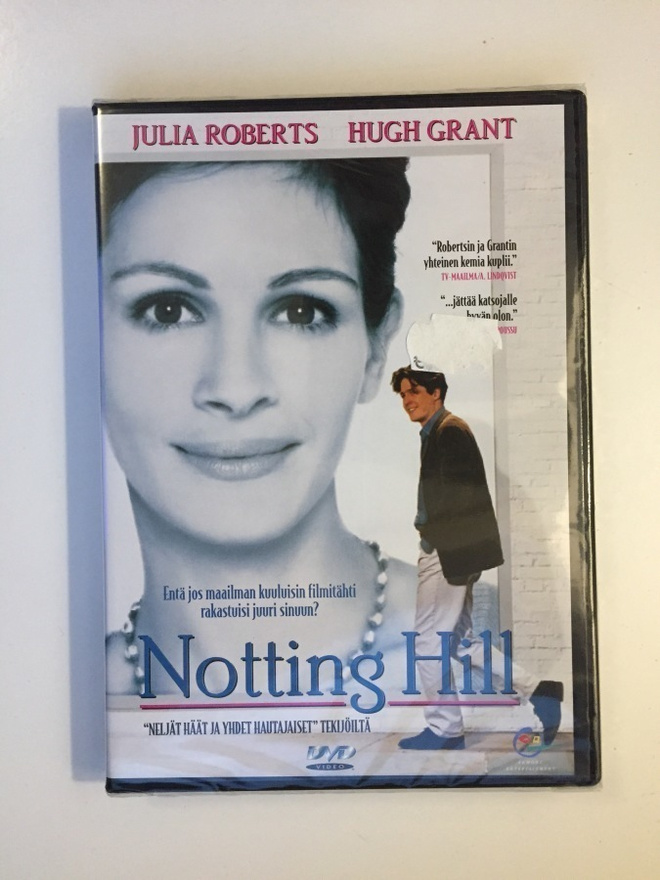 Notting Hill (1999) Julia Roberts, Hugh Grant [DVD] UUSI!