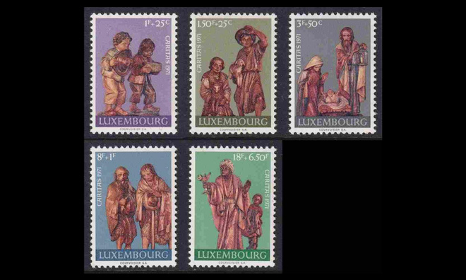 Luxemburg 836-40 ** Caritas (1971)