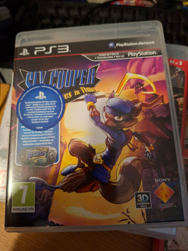 PS3 Sly Cooper Thieves in Time CIB