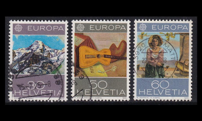 Sveitsi 1050-2 o Europa maalauksia (1975)