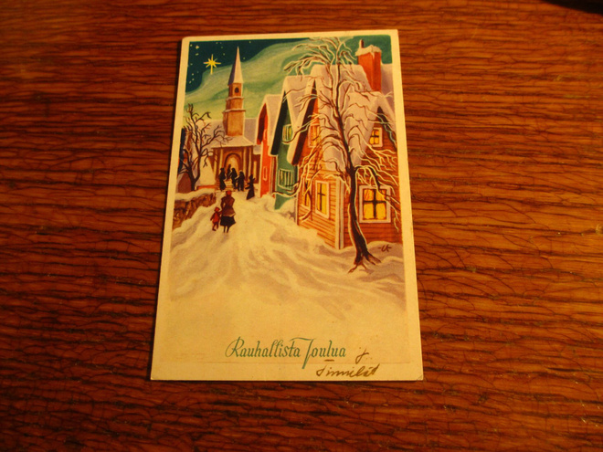 vanhakoko pk signeerattu väki joulukirkkoon