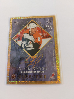1994-95 Leaf Gold Stars #15 Jaromir Jagr/Mark Recchi /10000