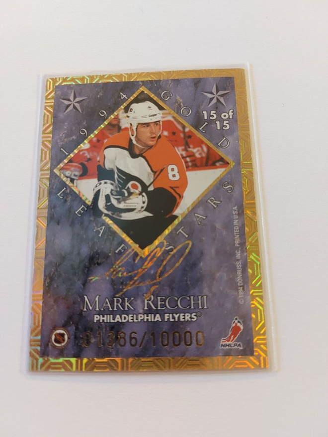 1994-95 Leaf Gold Stars #15 Jaromir Jagr/Mark Recchi /10000