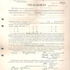 Velkakirja, hevosen ostoa varten, 1948, laina maksettu. - pikkukuva 1