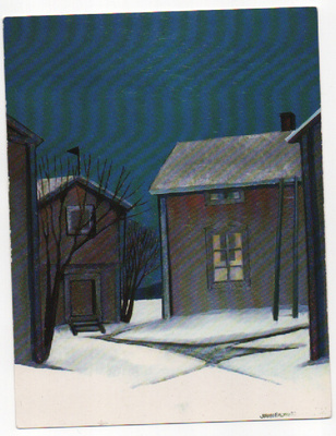 Juhani Palmu : "Sisäpihan hiljaisuus  1983  (R)
