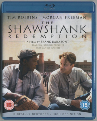 SHAWSHANK REDEMPTION – UK Blu-ray 1994/2011? ei suomitextejä