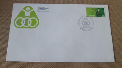 FDC Kanada 1976: Paralympialaiset