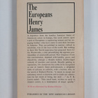 Henry James : The Europeans - pikkukuva 2