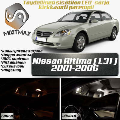 Nissan Altima (L31) Sisätilan LED-sarja 14-osain