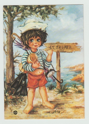 Poika matkalla  St Tropezìin