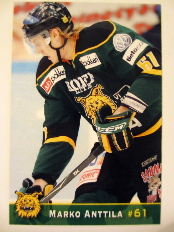 Marko Anttila Ilves teamset kortti