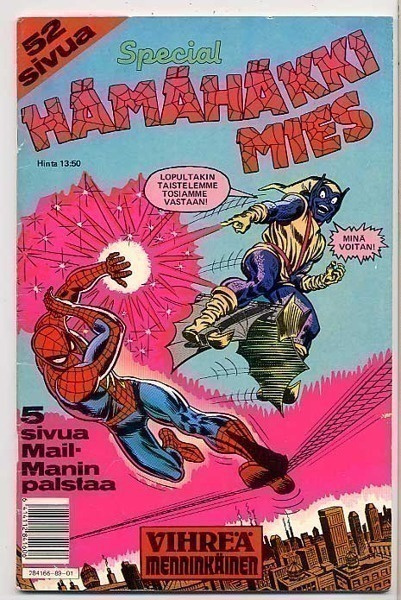 Hämähäkkimies Special 1989 Vihreä Menninkäinen