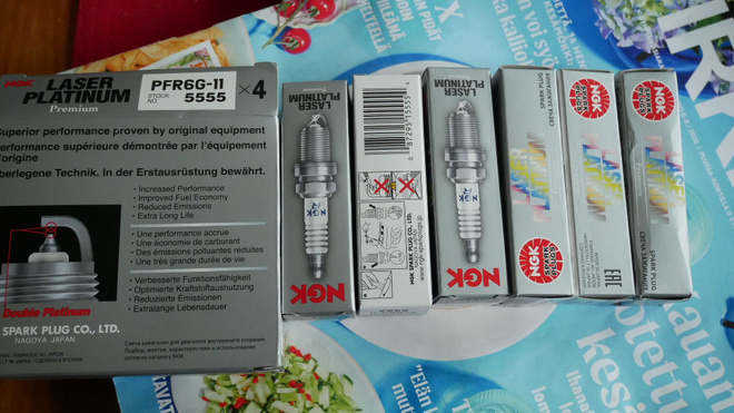 NGK PFR6G-11 (5555) tulpat x6