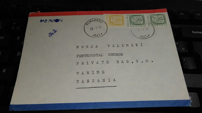 Pomarkku - Tanzania kuori 1987