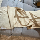 CARIN WESTER upea logo beige valk muhkea shaali käännettävä - pikkukuva 3