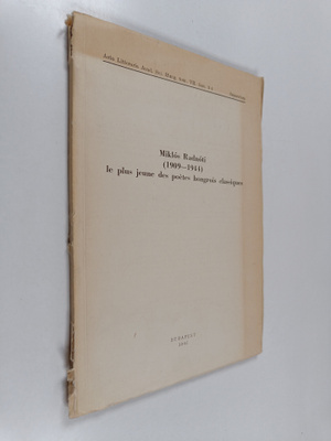 Miklos Radnoti (1909-1944) le plus jeune des poetes hongr...