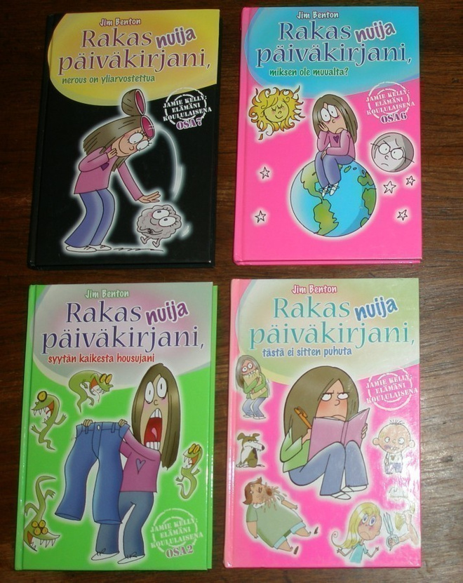 Rakas nuija päiväkirjani 4 kpl