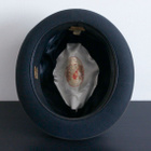 Brixton Gain Black Fedora tyylinen hattu 59 (musta) - pikkukuva 4
