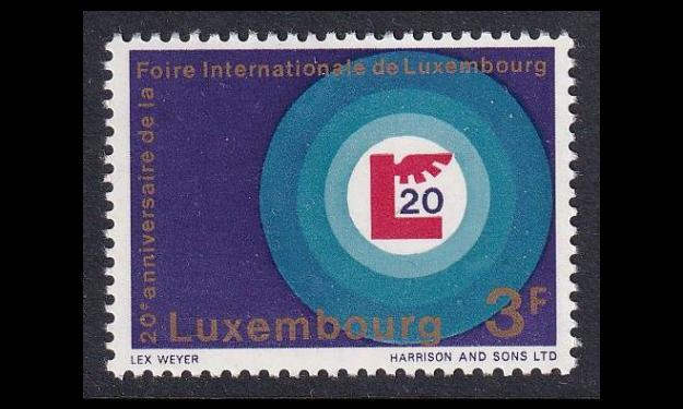 Luxemburg 774 ** Kansainväliset messut 20v (1968)