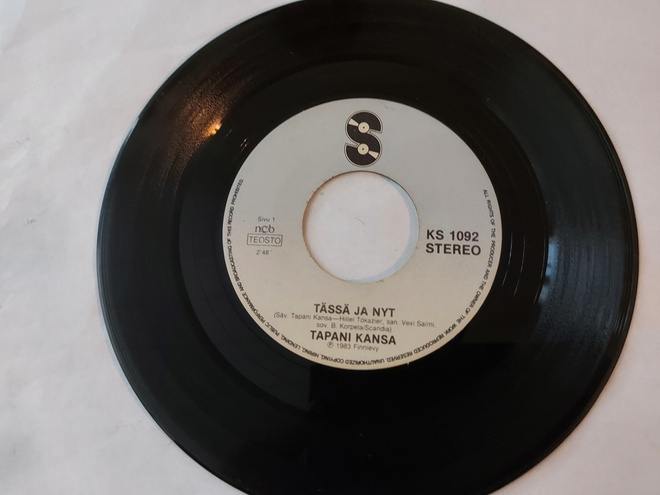 TAPANI KANSA - TÄSSÄ JA NYT 7 " Single