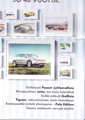 VW mallisto -esite, 2013