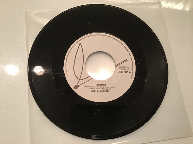 Pasi & Mysiini . Tiritomba 7” lp single