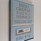 Bibliographia iuridica Fennica : litterature en langues e... - pikkukuva 1