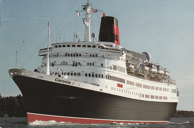 LAIVAKORTTI - M/S CARONIA