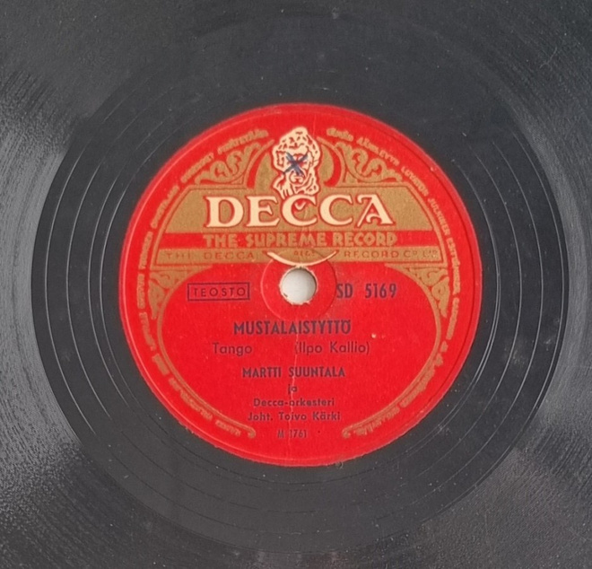 Savikiekko 1952 - Martti Suuntala - Decca SD 5169