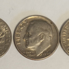 3 kpl USA dime 1967, 1968 & 1976, 2 kuvaa - pikkukuva 1