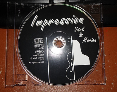 cd, Vitali Imereli & Marian Petrescu - Impression [Pori Jazz