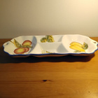 Tarjotin, hedelmäaihe, posliini - pikkukuva 1