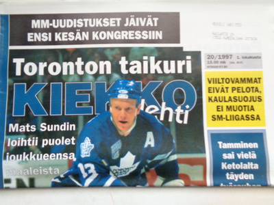 Kiekkolehti Nro 20/1997 (15.1)