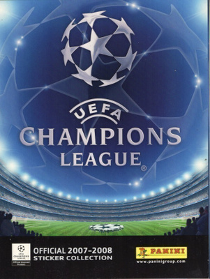Panini Keräilykirja. UEFA CHAMPIONS LEAGUES 2007-2008