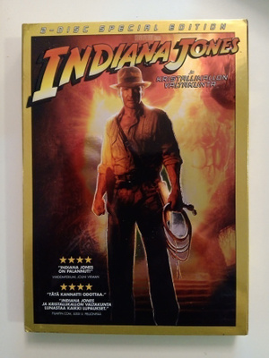 Indiana Jones ja kristallikallon valtakunta, 2 Levyä ! - DVD