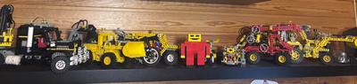 95% v. 1990 Suomen Lego kuvaston Technic seteistä, könttä