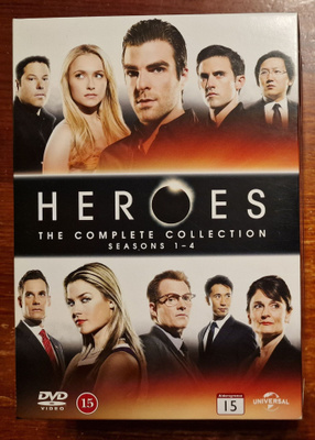 HEROES The Complete Collections Kaudet 1-4 dvd boxit