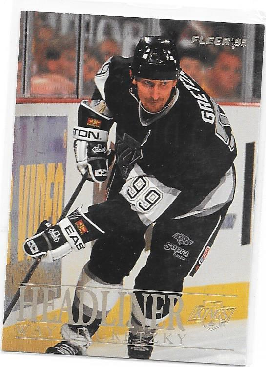 1994-95 Fleer Headliners #4of10 Wayne Gretzky LA Kings