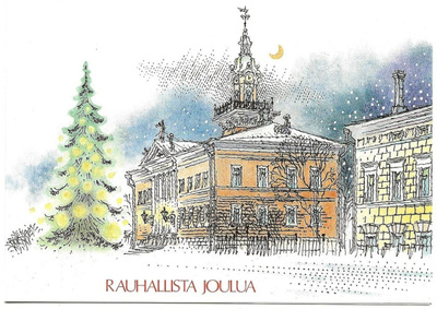 Pori Raatihuone taittokortti (1987)