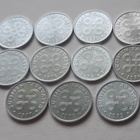 1 penni vuodet 1969 - 1979, yhteensä 11 kpl, circ - pikkukuva 4