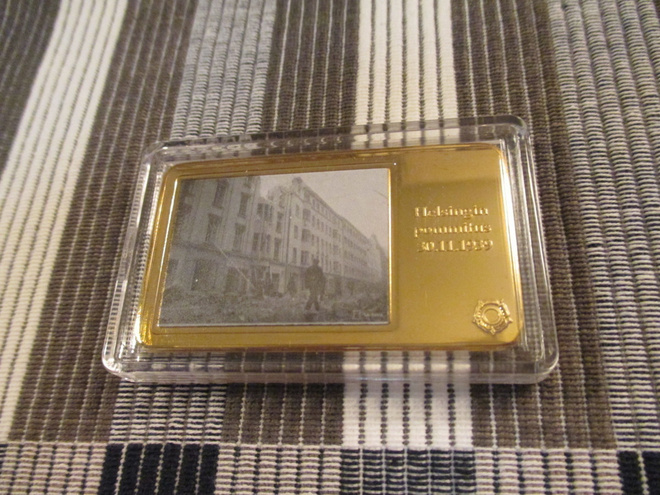 Talvisodan Hengessä 1939-1945 Moneta harkko.