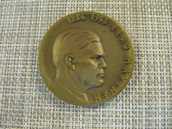 Eero Mäkinen mitali 1953 /Kalervo Kallio 1953.