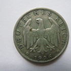 Saksa Weimar 1 Reichsmark 1926 J - pikkukuva 2