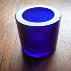 Iittala kivi koboltinsininen tuikkualusta 2kpl - pikkukuva 3