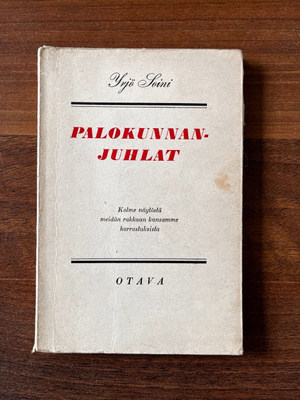 Yrjö Soini: Palokunnanjuhlat : kolme näytöstä