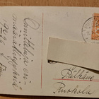 valokuvakortti ,tyttö ja kukkakori, kulkenut 1926 - pikkukuva 2