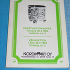 Nordia art Oy - Keväthuutokauppaluettelo 1983 - pikkukuva 1
