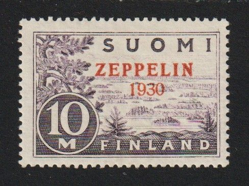 1930 Zeppelin -merkki leimattuna, huippukunto