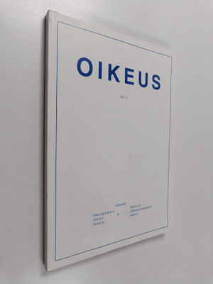 Oikeus 1/2017