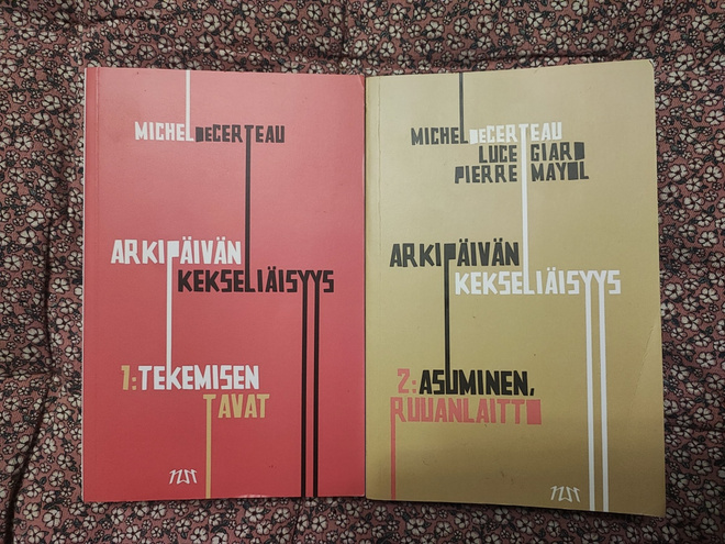 Arkipäivän kekseliäisyys 1-2 Michel de Certeau